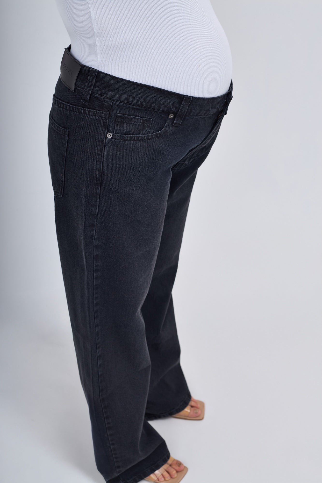 Aria wide leg jeans - Black