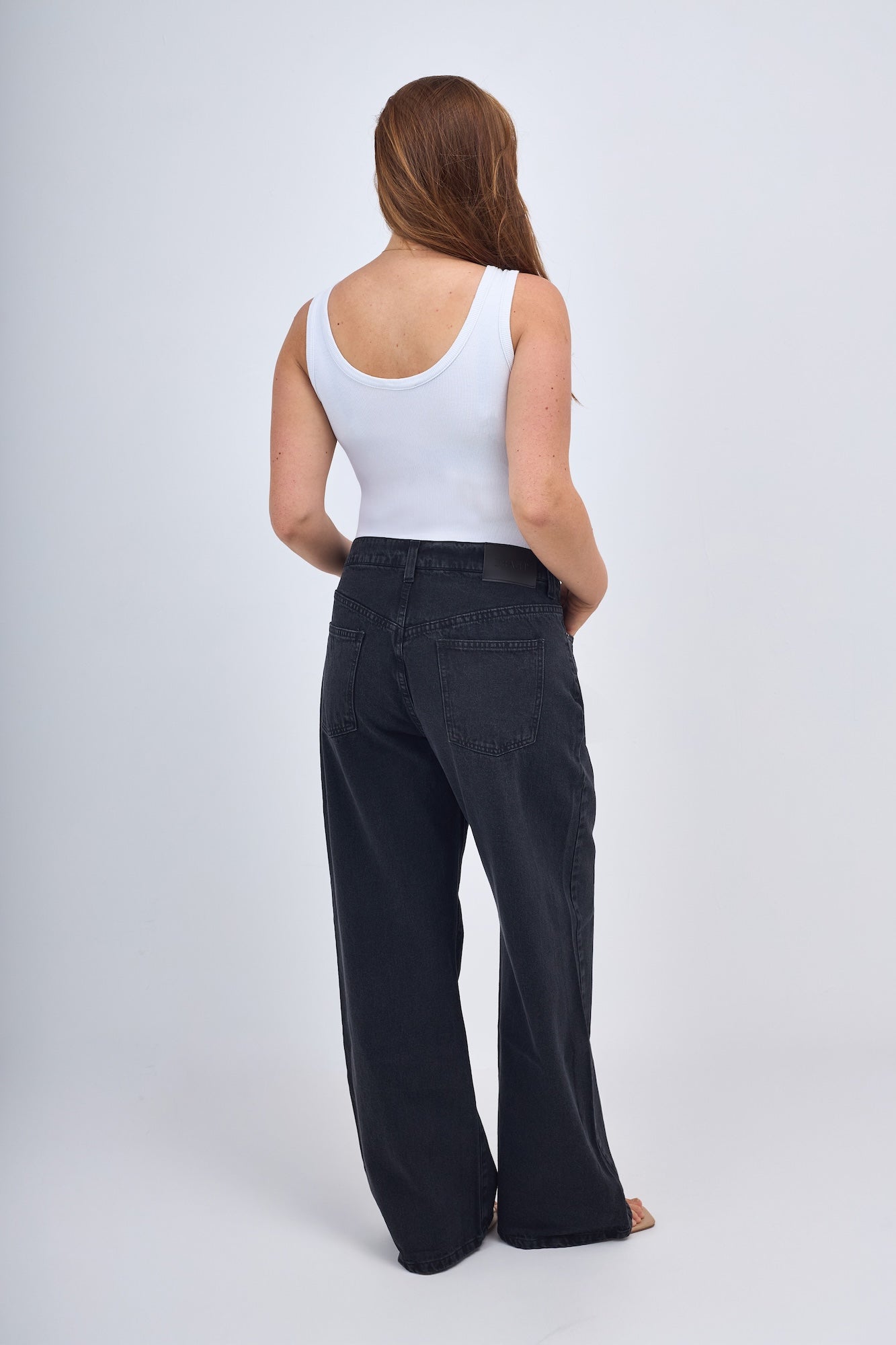 Aria wide leg jeans - Black