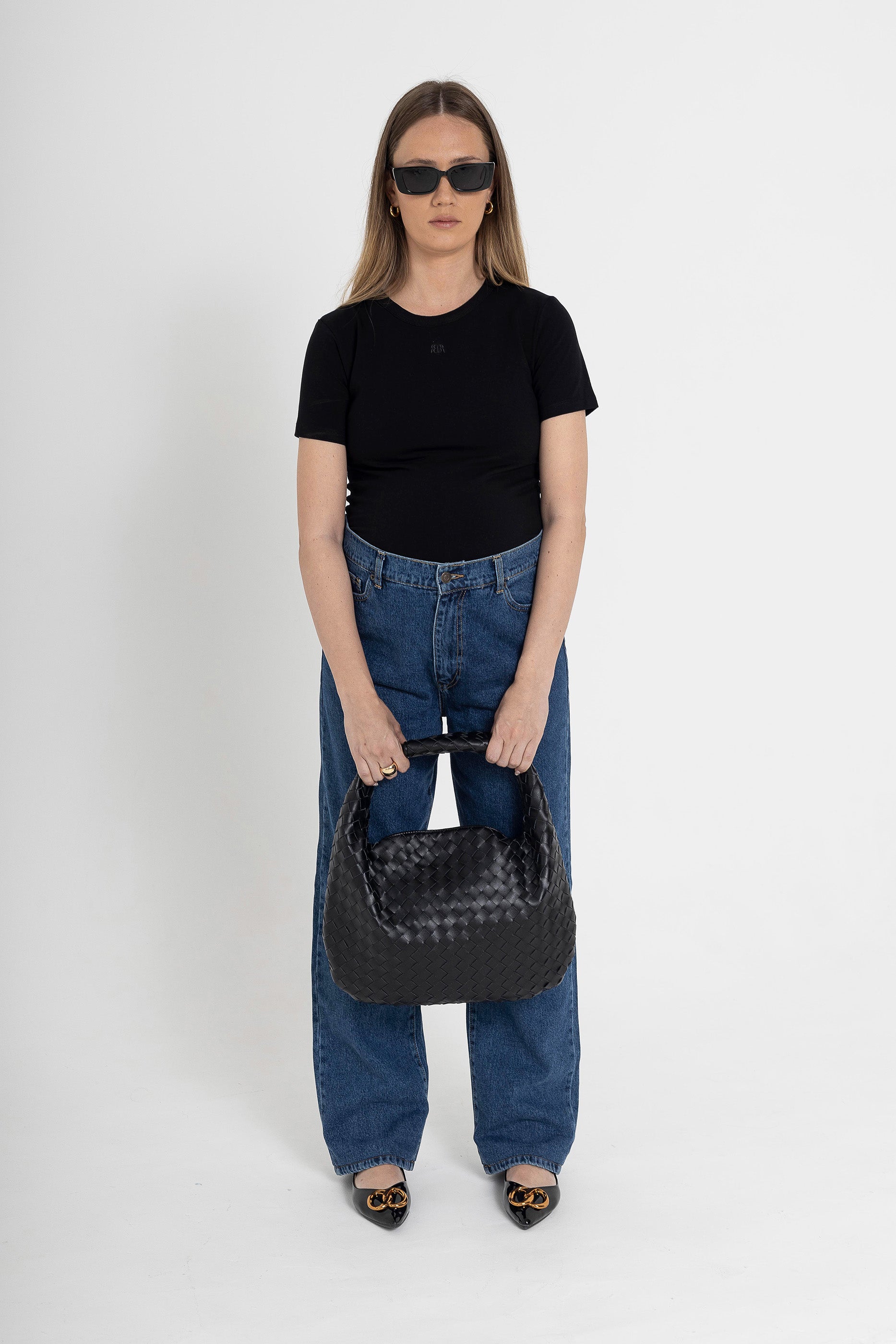 T cotton bodysuit - Black