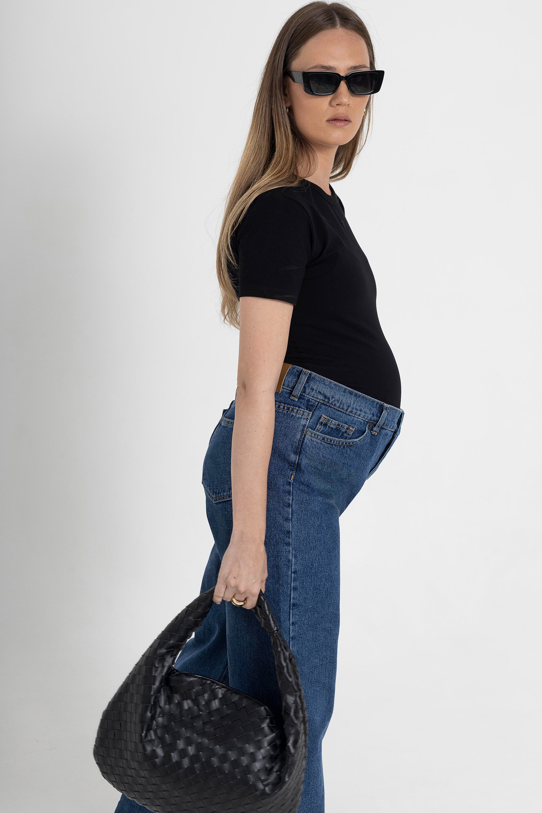 T cotton bodysuite - Black