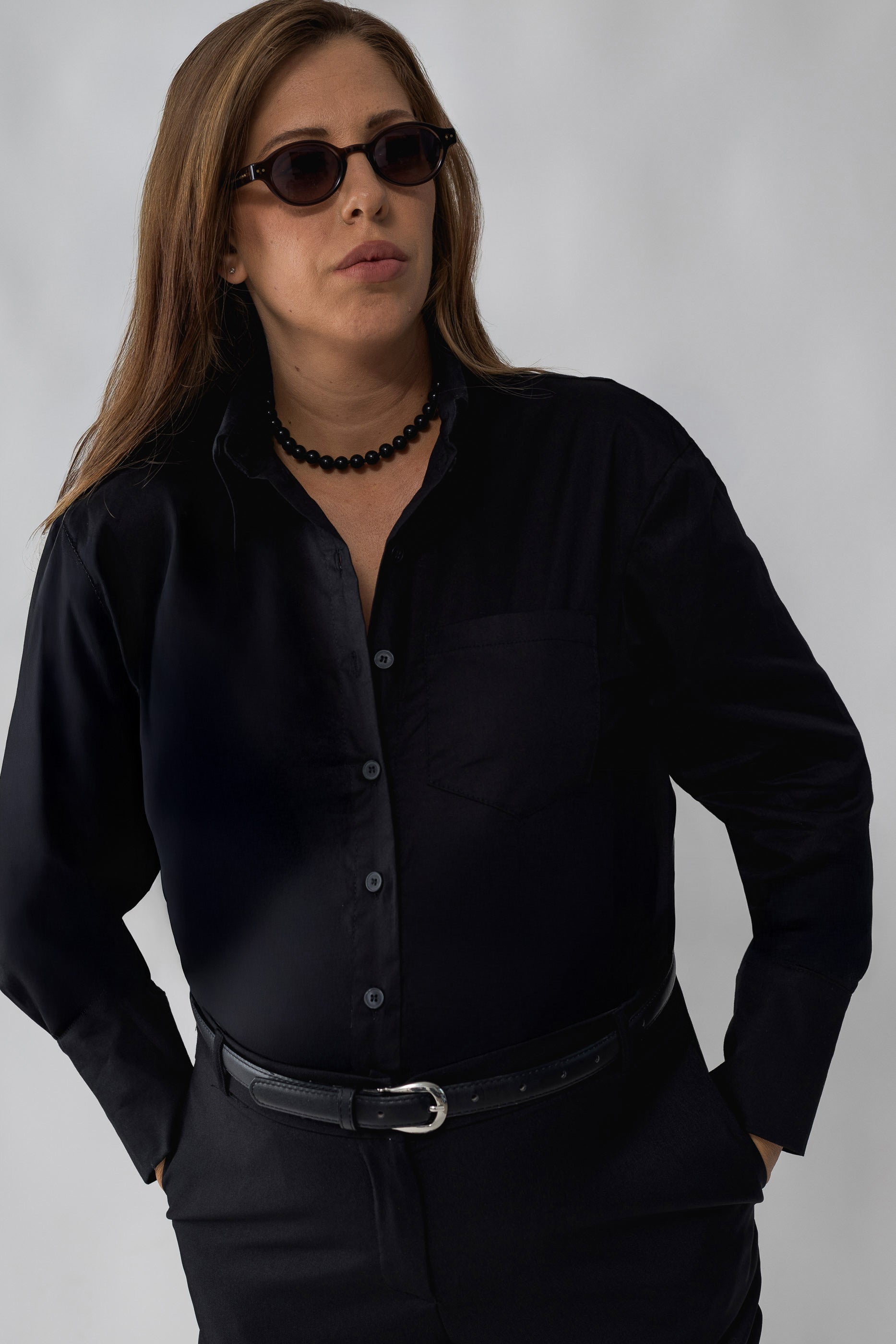 Cotton shirt - Black