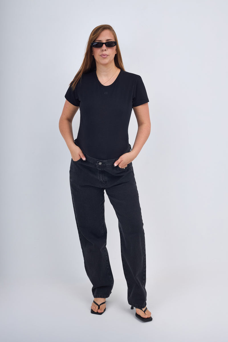 Freya straight jeans - Black
