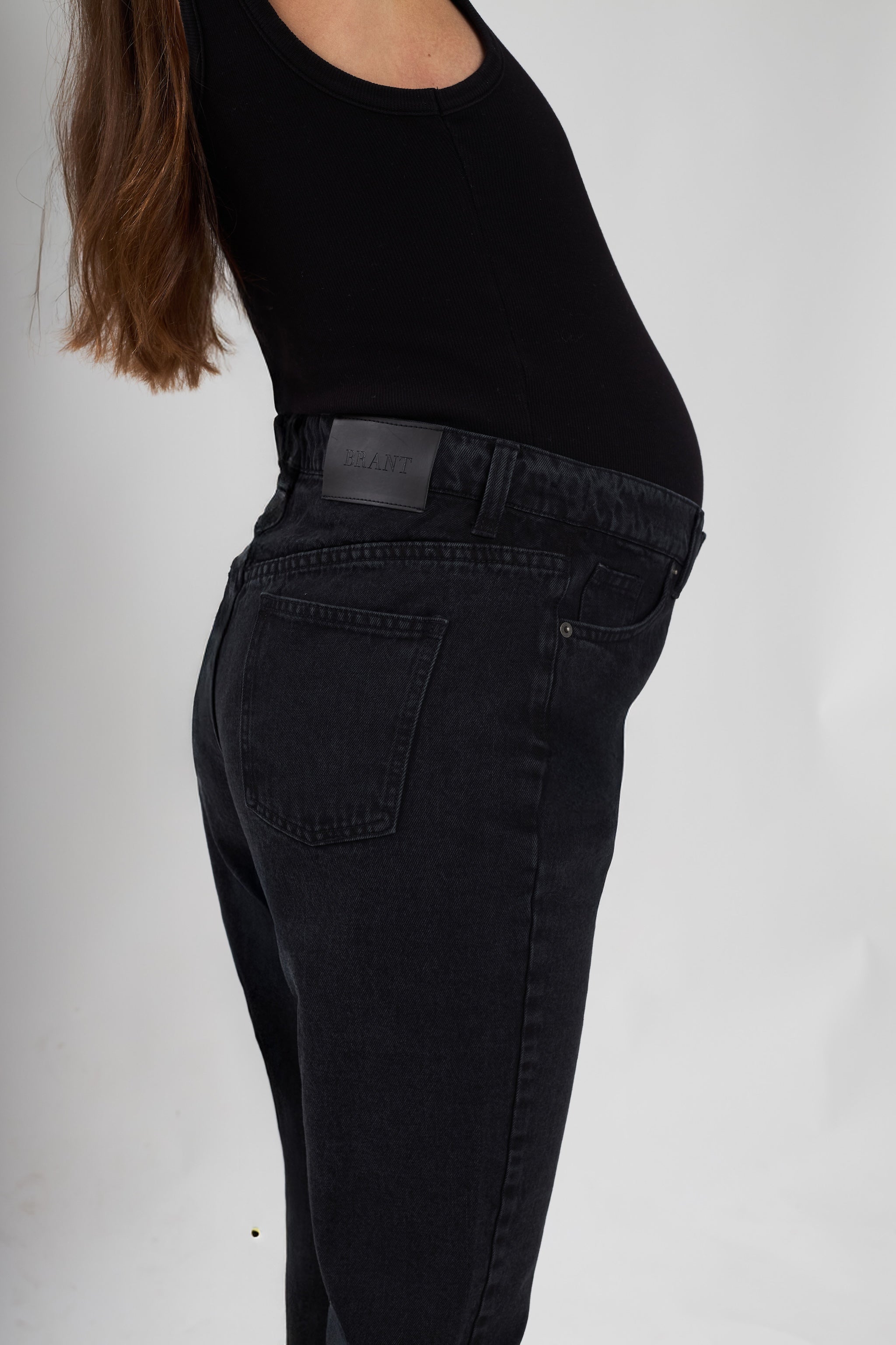 Mila mom jeans - Black