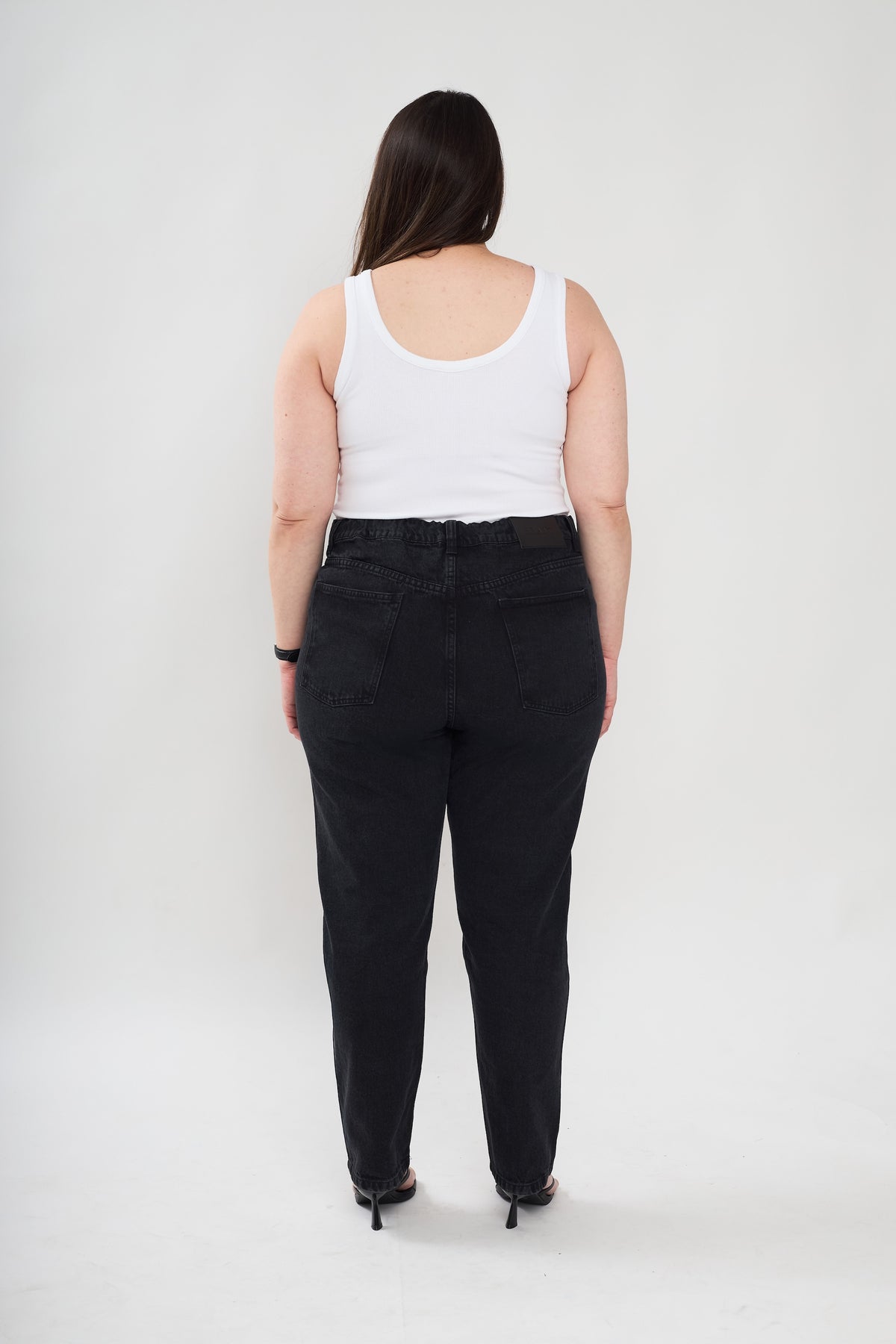 Mila mom jeans - Black