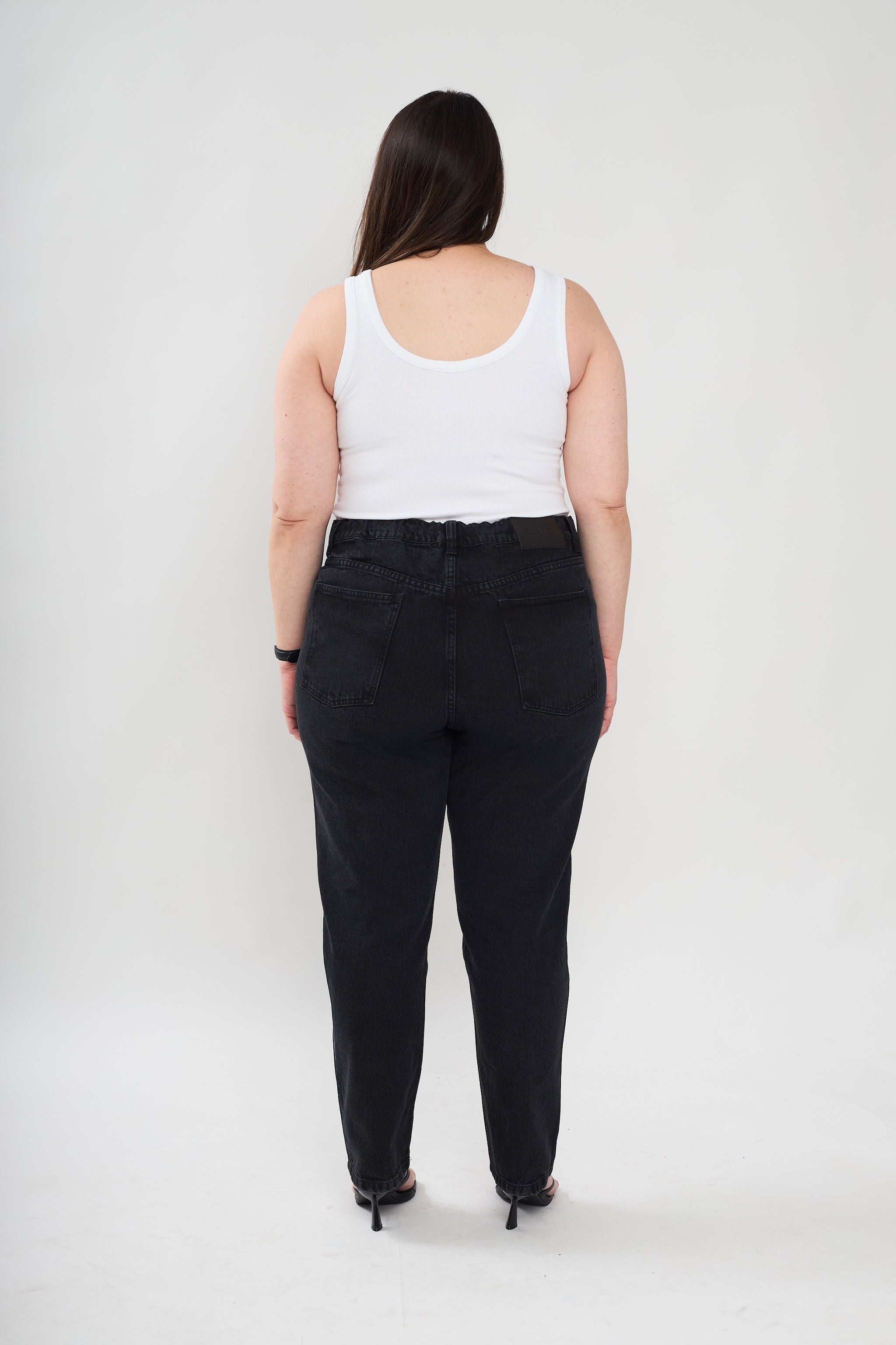 Mila mom jeans - Black