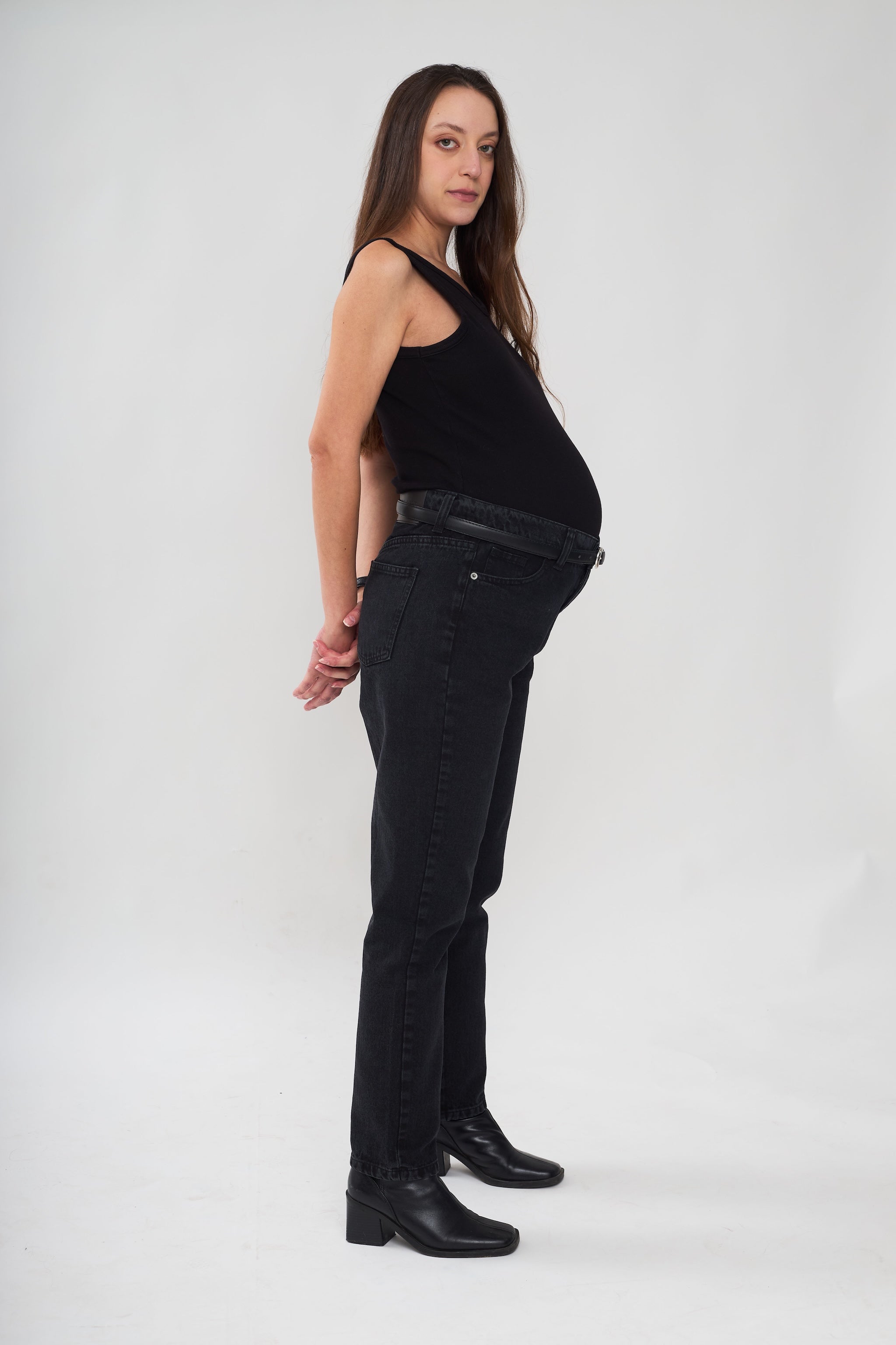 Mila mom jeans - Black