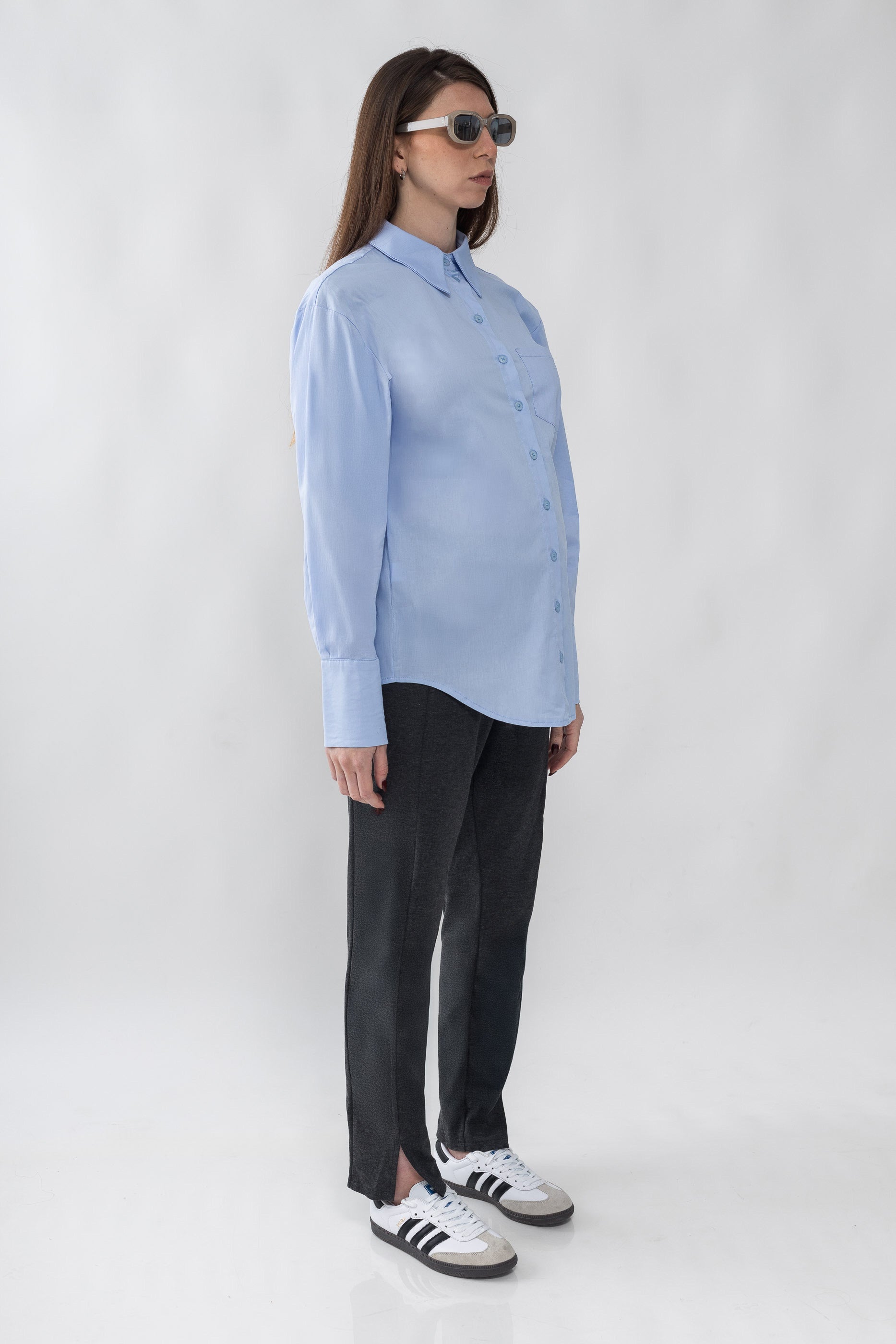 Cotton shirt - Blue