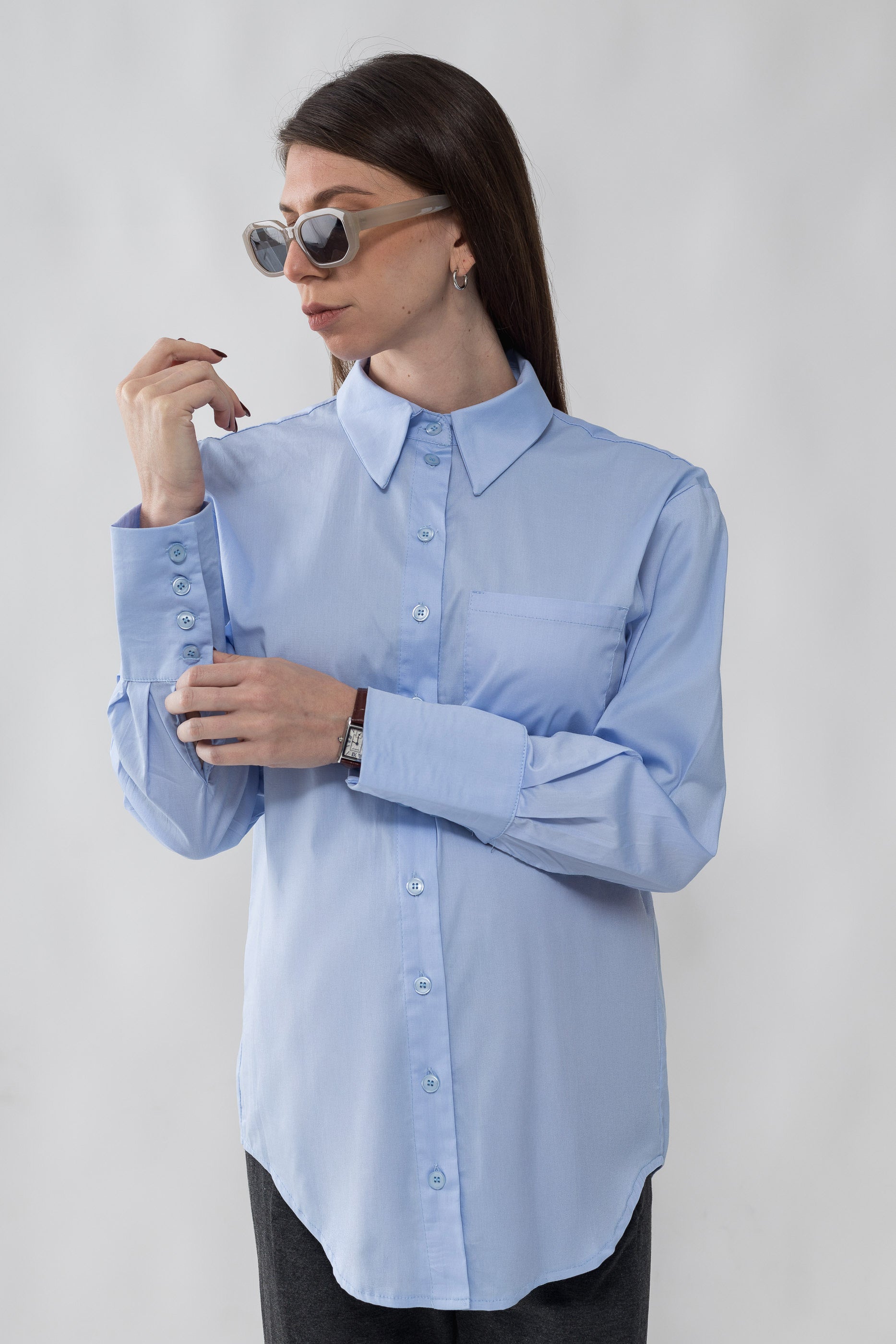 Cotton shirt - Blue