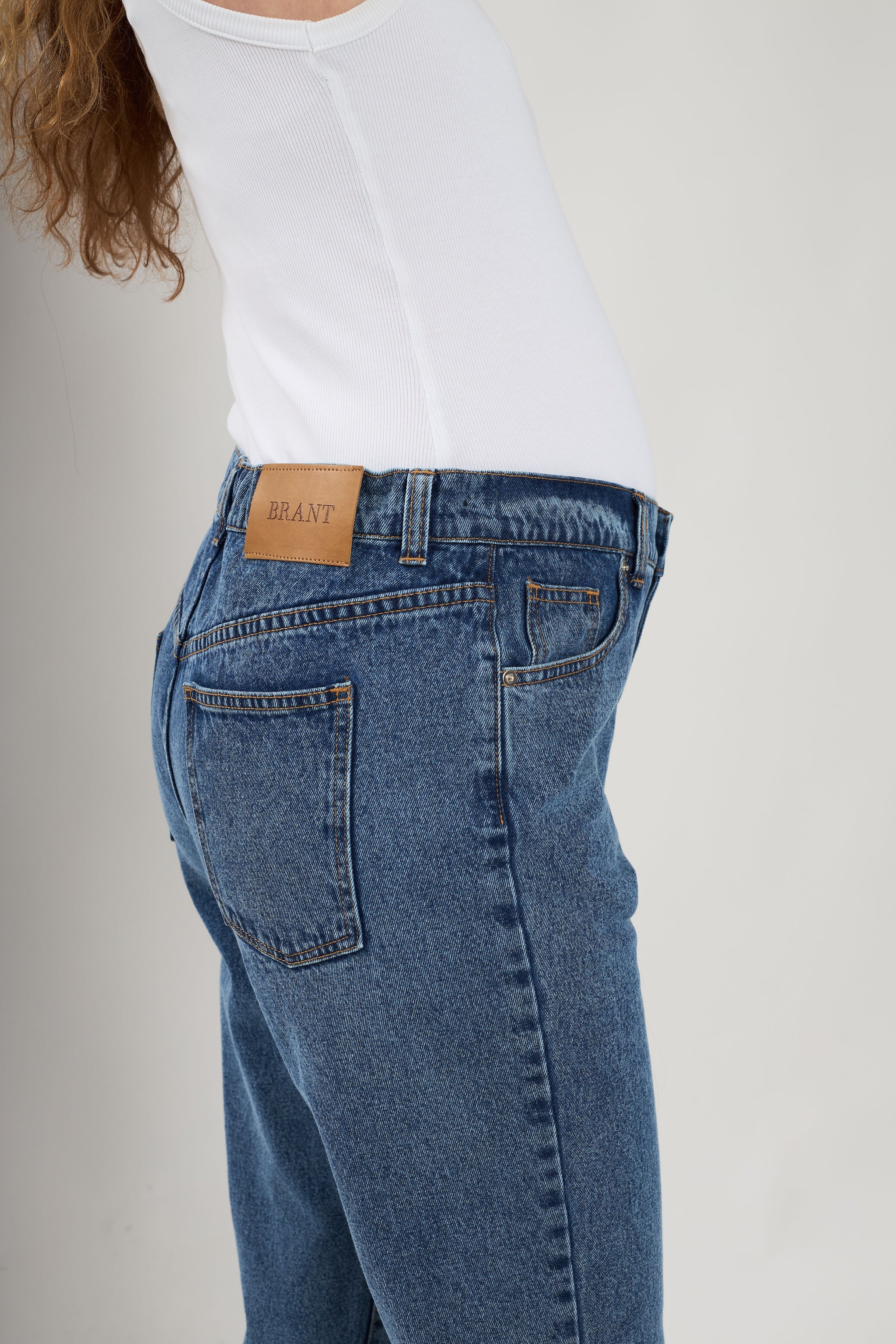 Mila mom jeans- blue wash