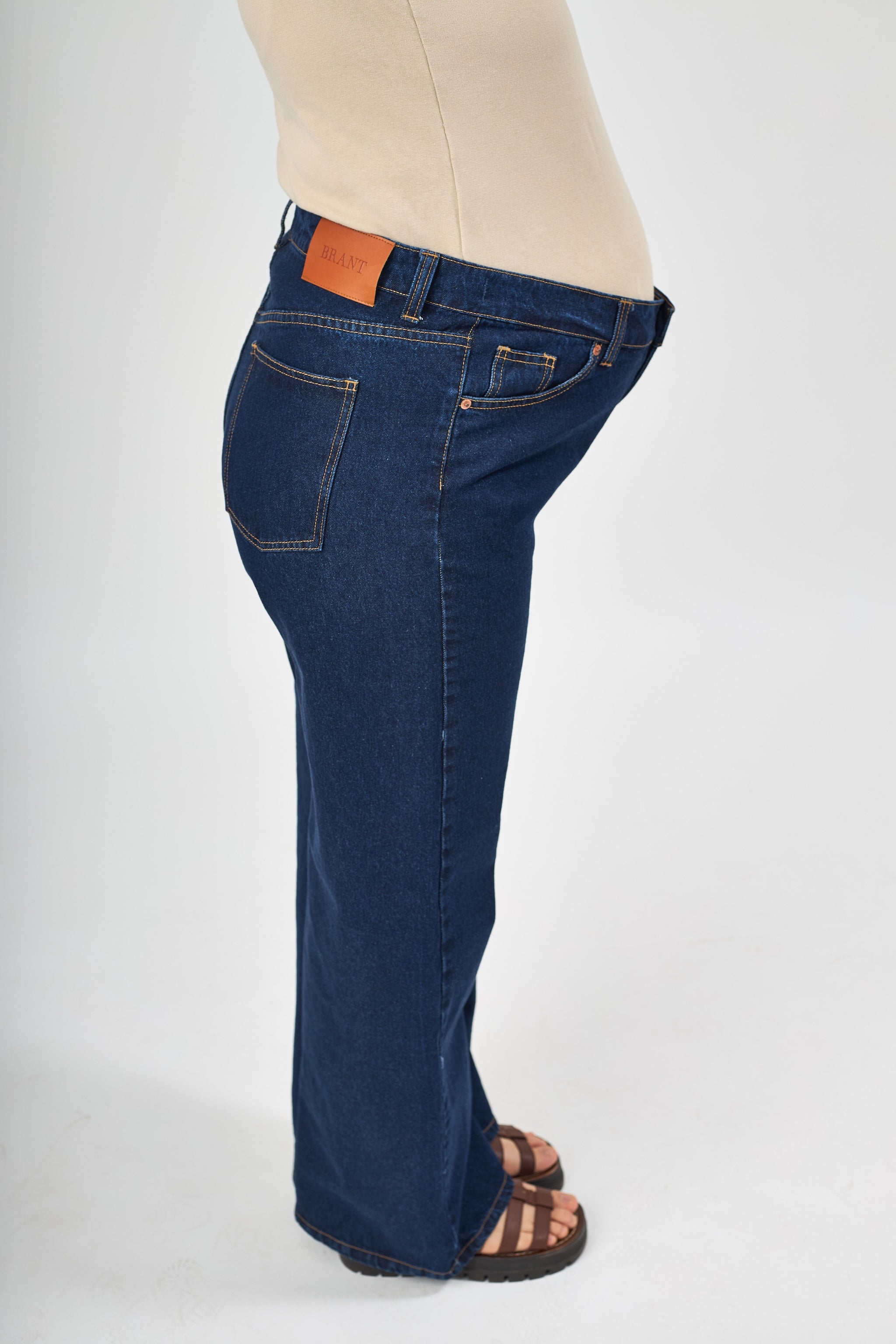 Aria wide leg jeans - Dark Blue