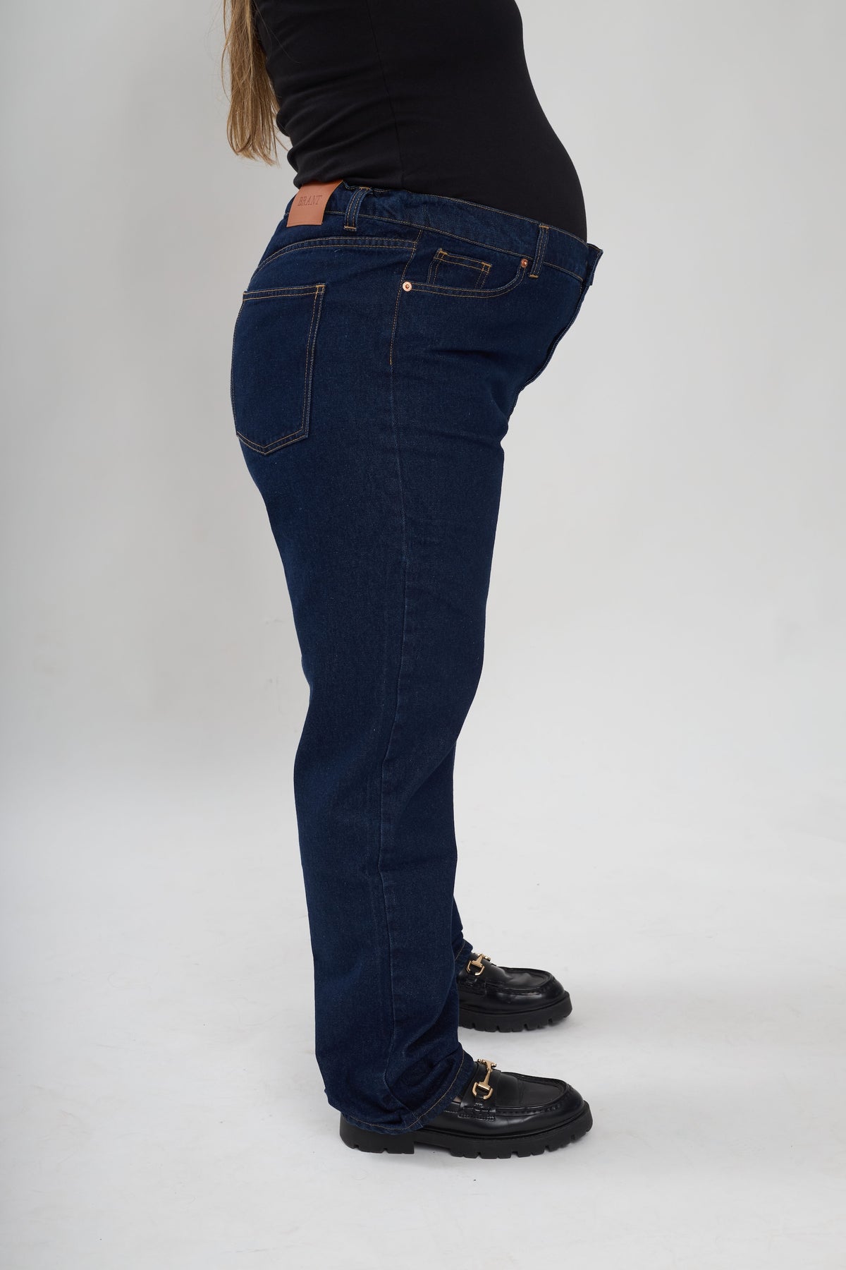 Freya straight jeans - Dark Blue