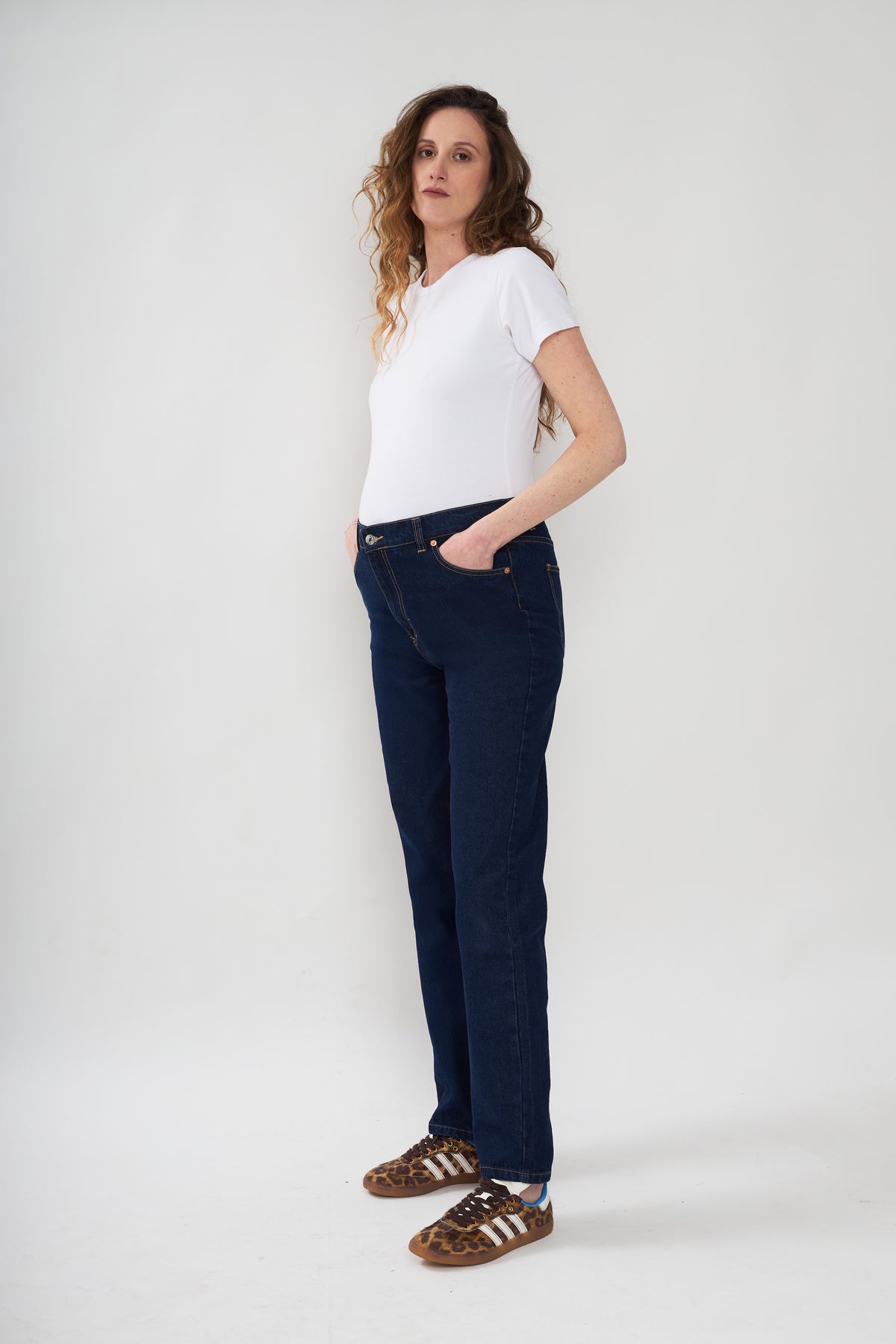 Freya straight jeans - Dark Blue