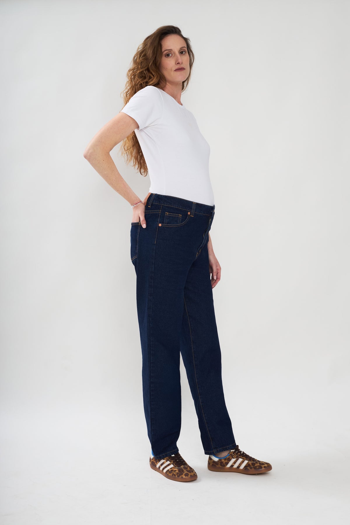 Freya straight jeans - Dark Blue