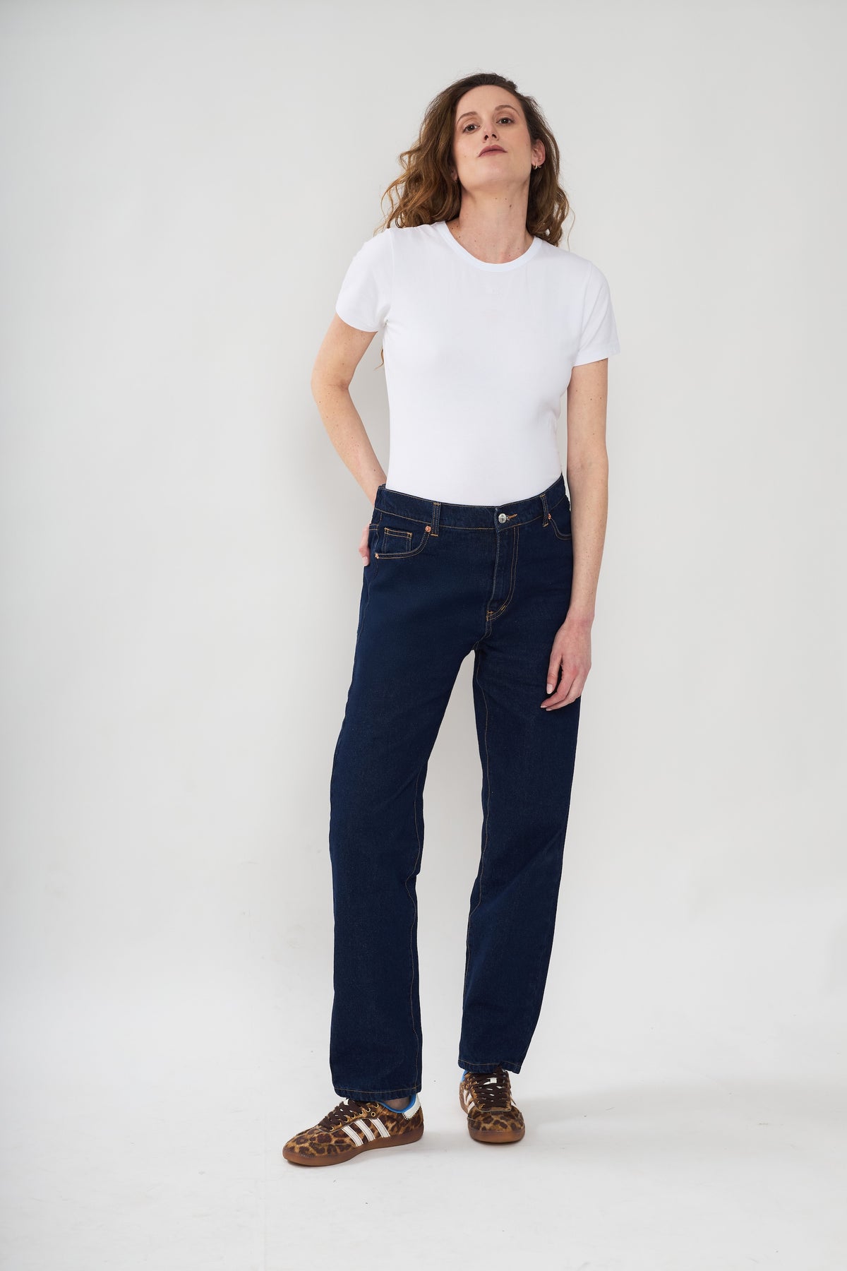 Freya straight jeans - Dark Blue