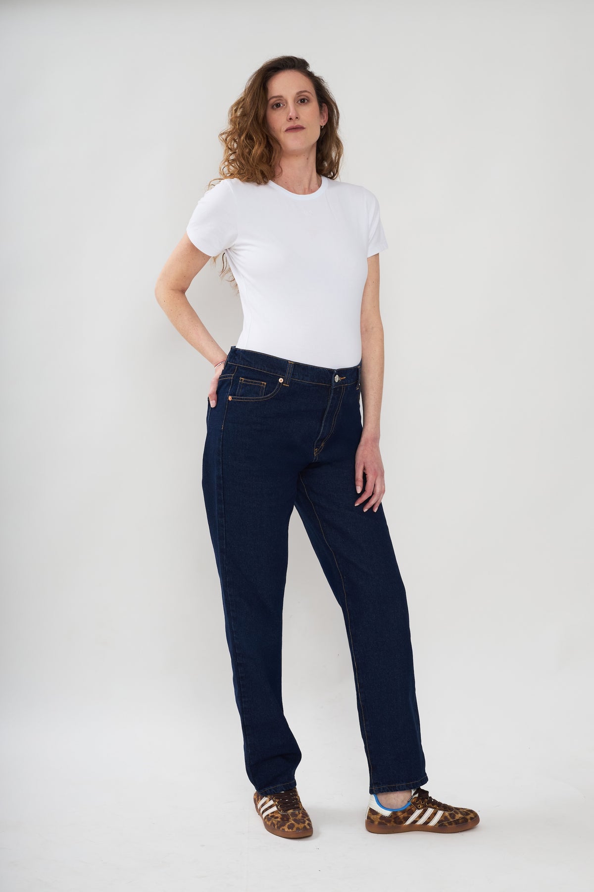 Freya straight jeans - Dark Blue