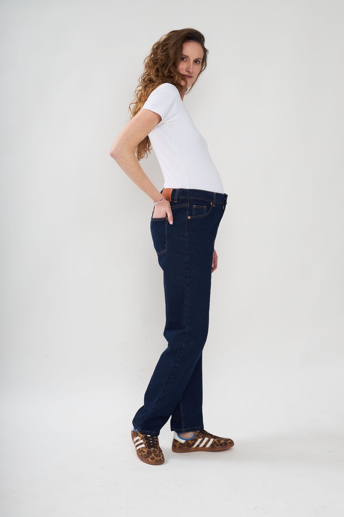 Freya straight jeans - Dark Blue