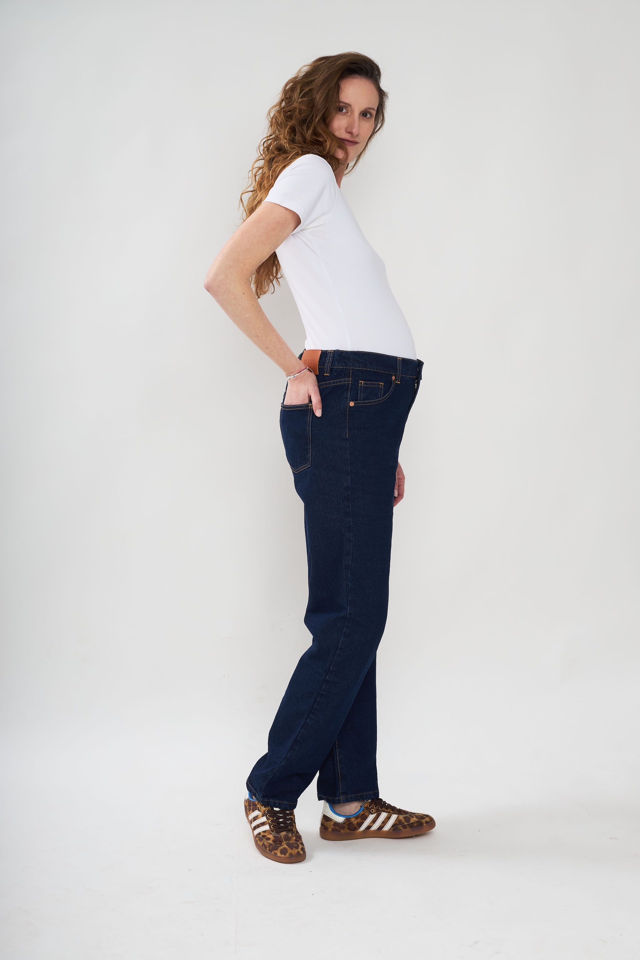 Freya straight jeans - Dark Blue