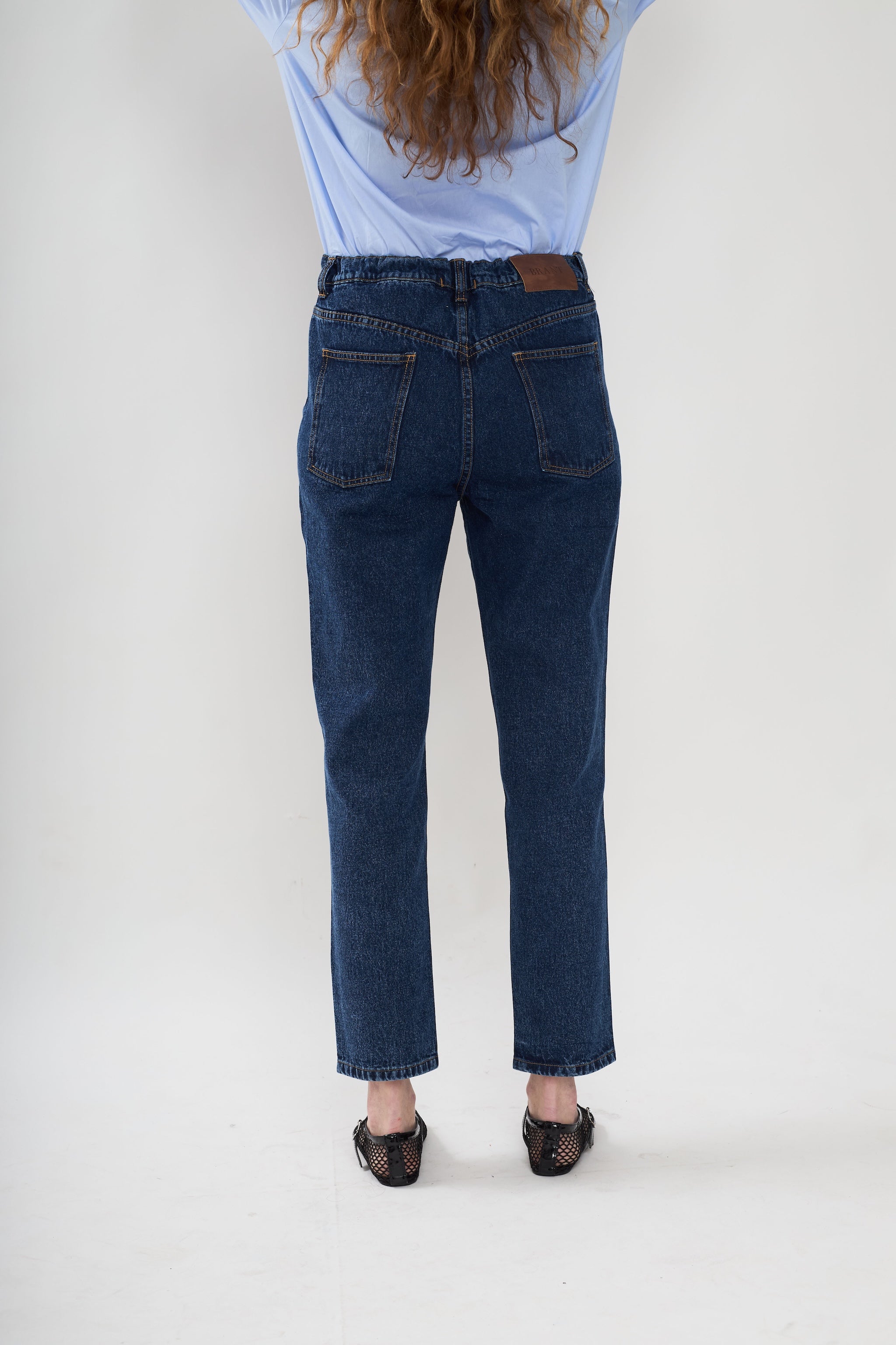 Mila mom jeans - Dark Blue