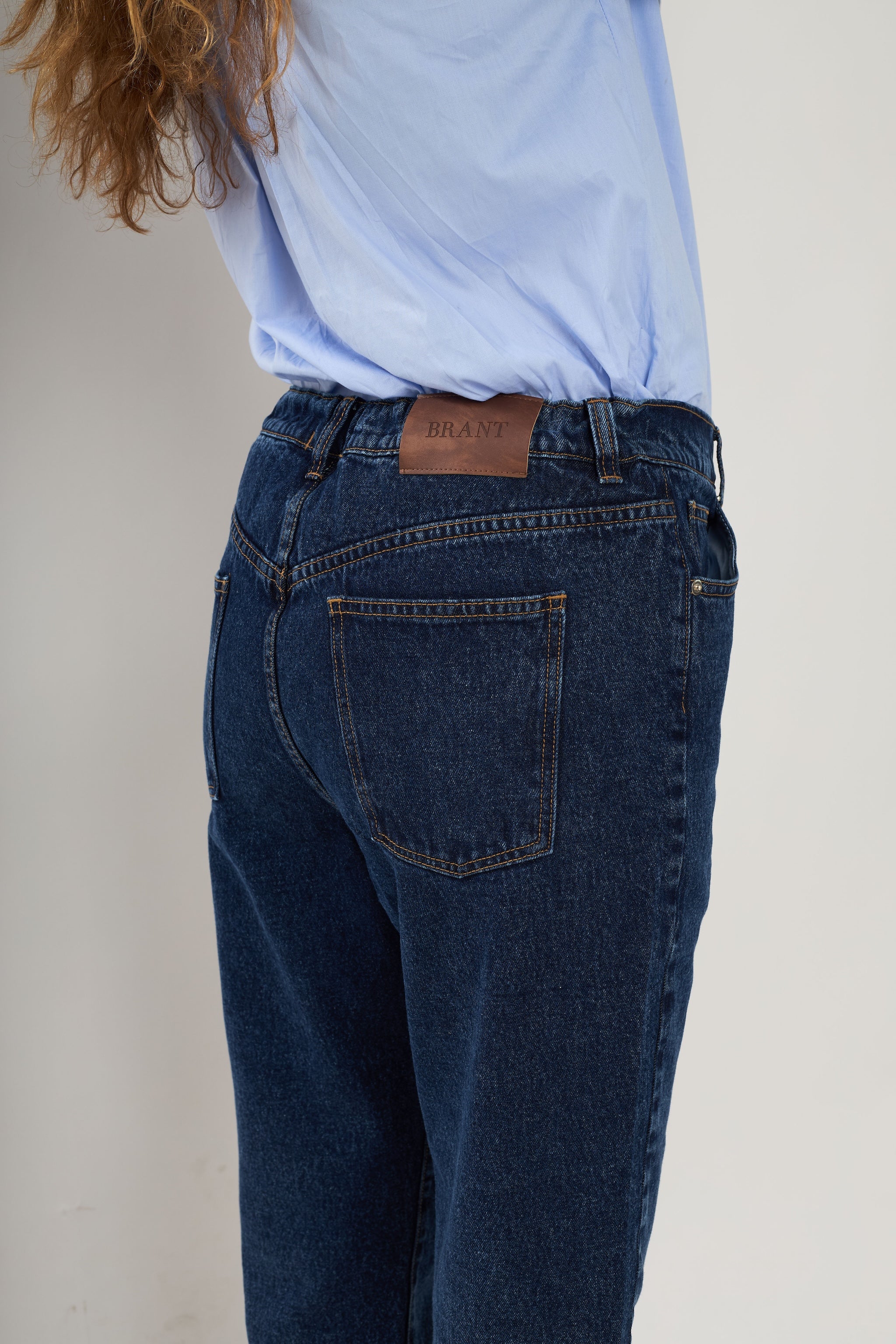Mila mom jeans - Dark Blue