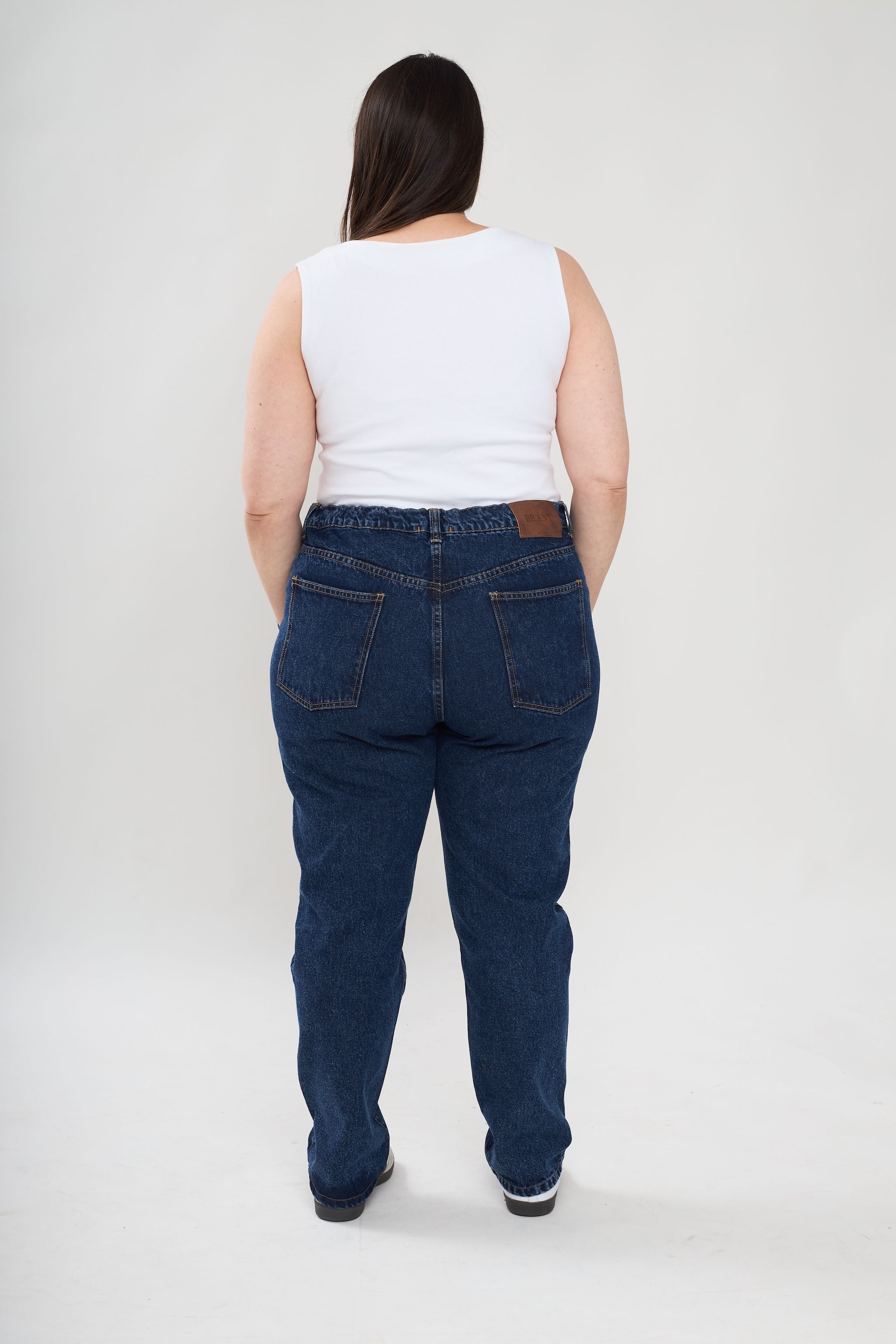 Mila mom jeans - Dark Blue