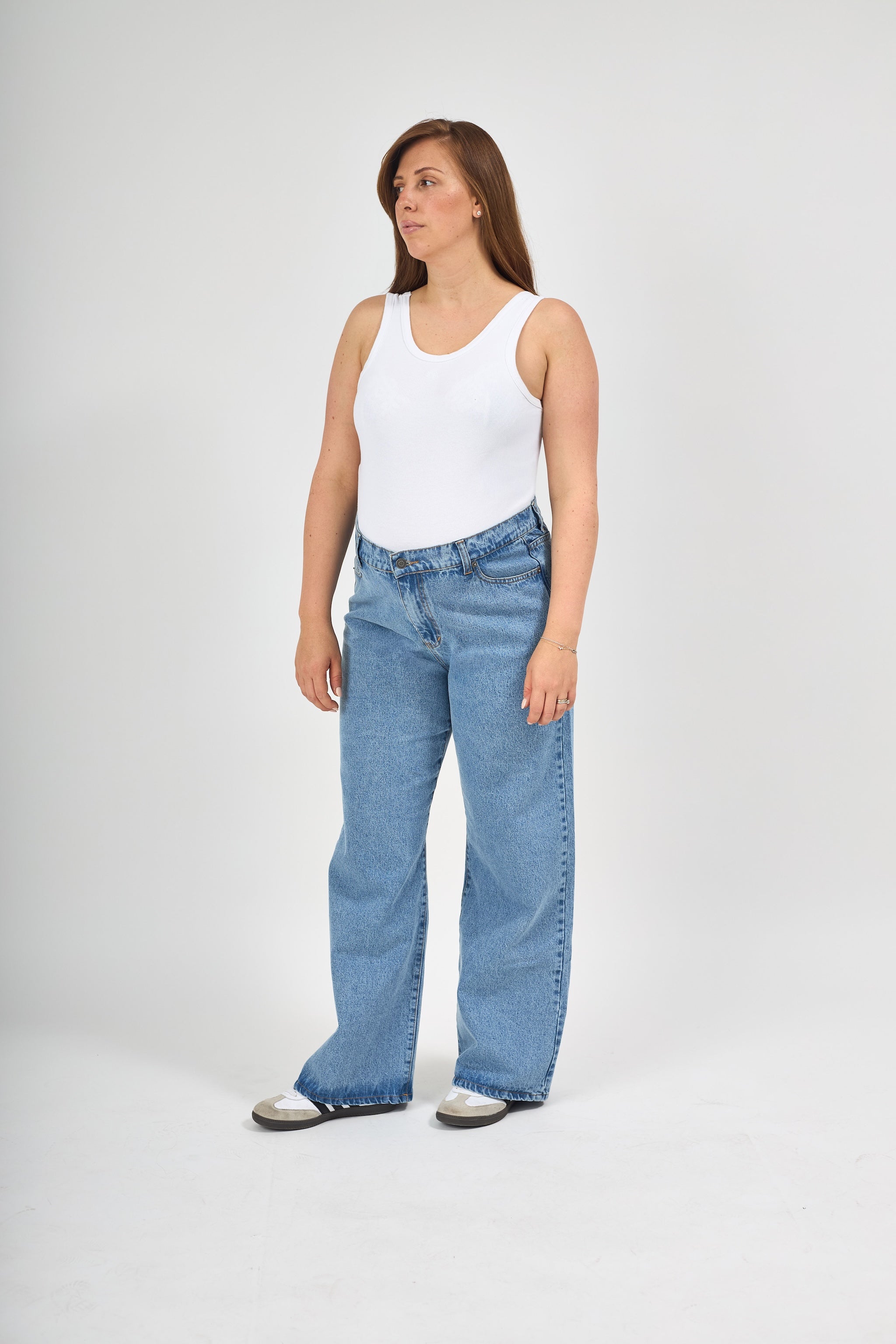 Aria wide leg jeans - Light Blue