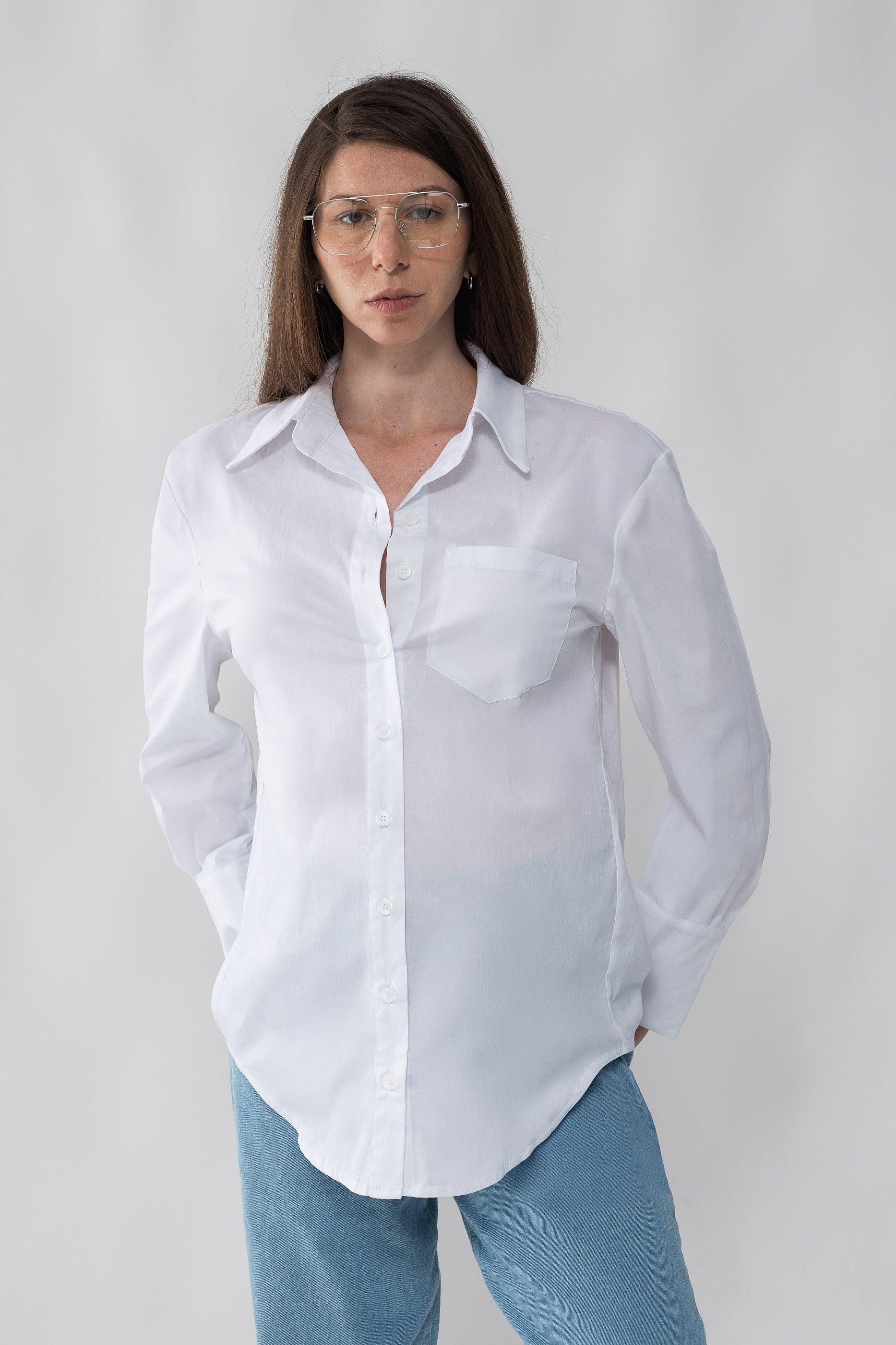 Cotton shirt- white