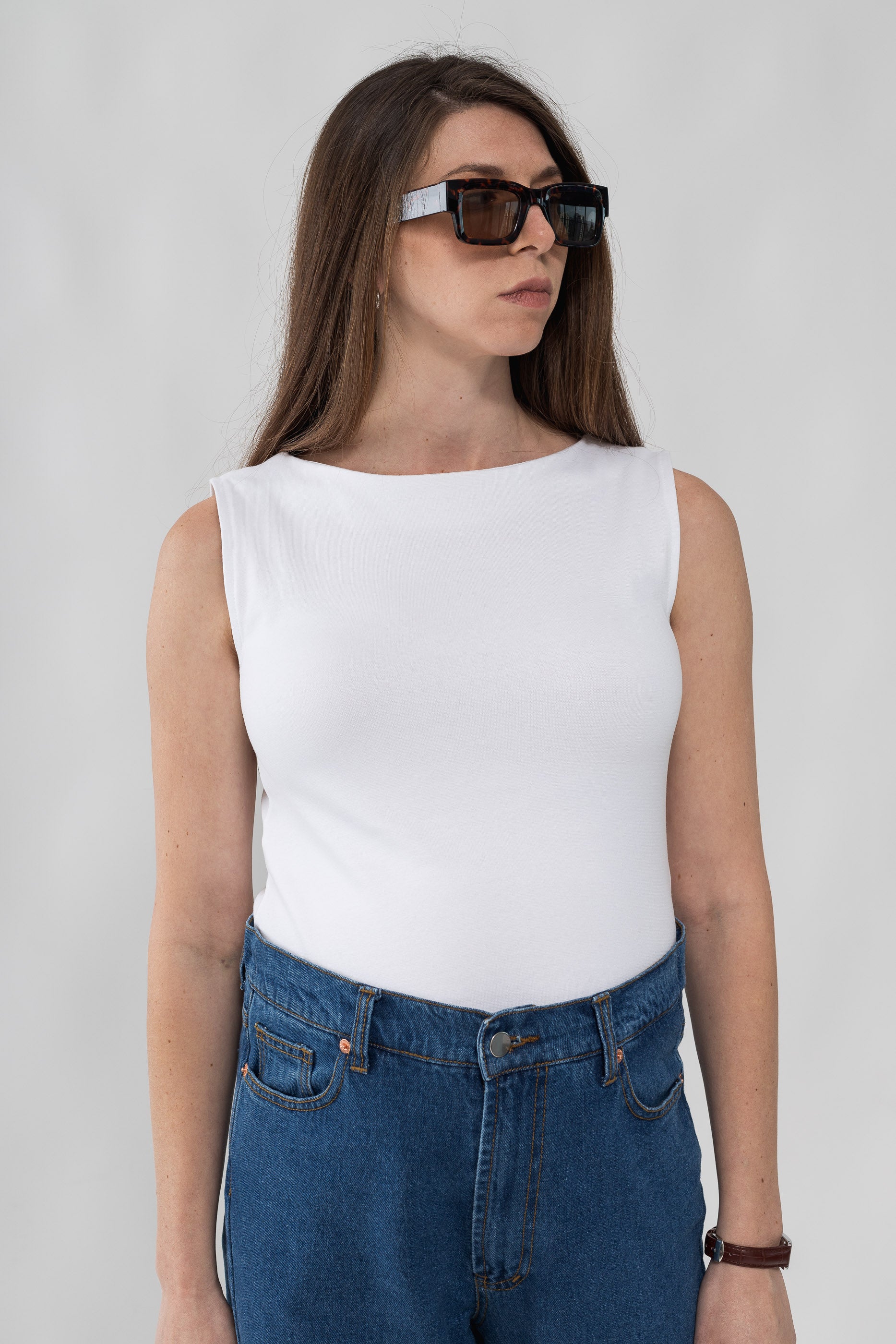 Elegant top - White